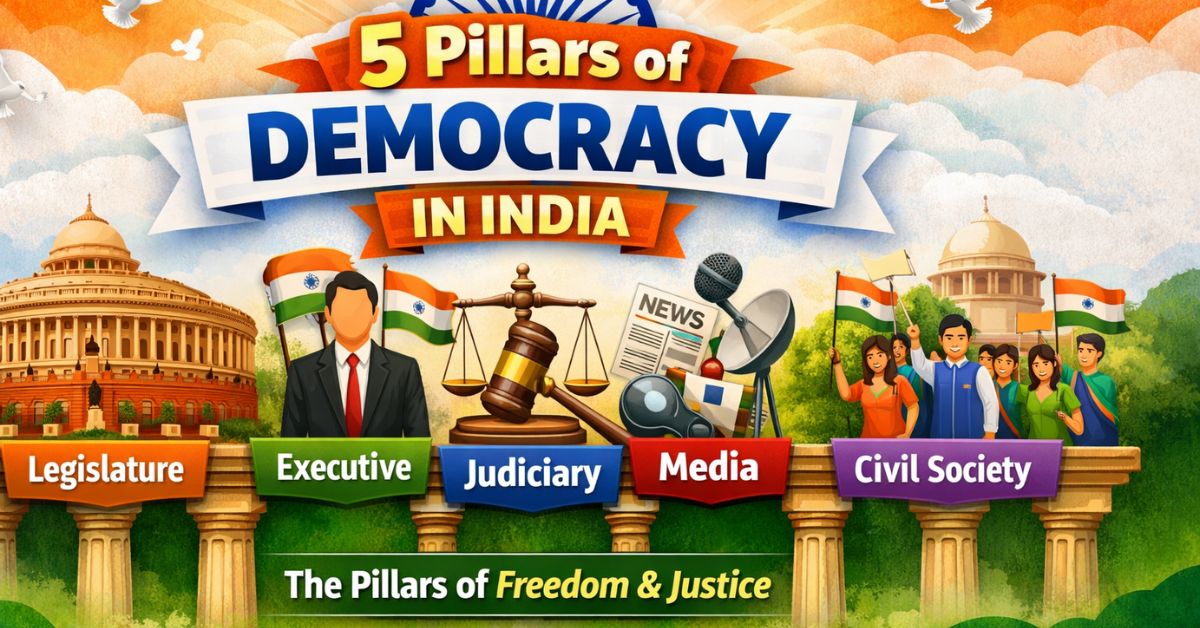 You are currently viewing 5 Pillars of Democracy in India